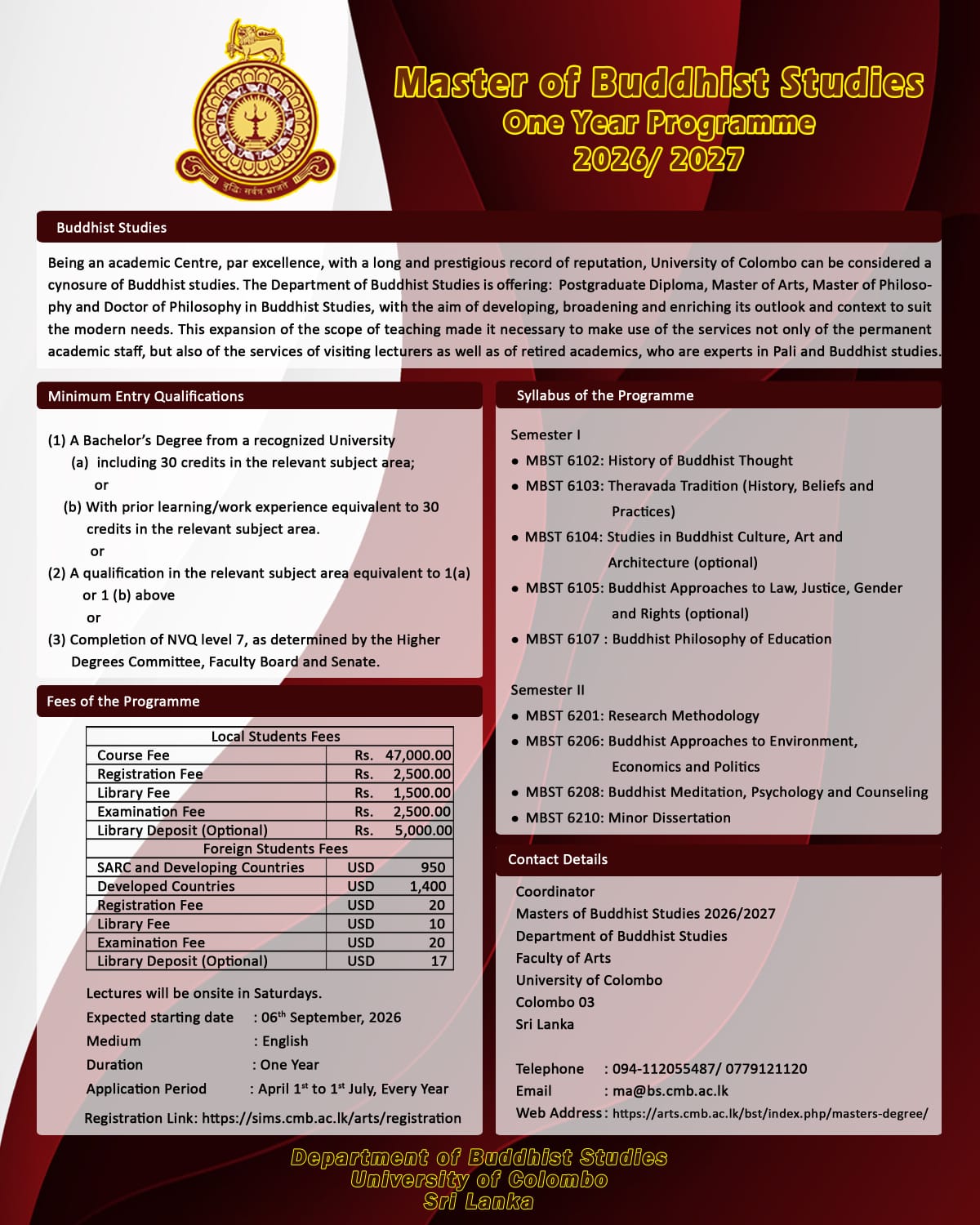 Masters Degree