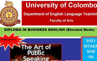 Diploma in Business English (Blended Mode) – 2021 intake