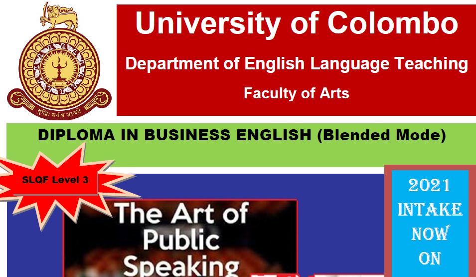 Diploma in Business English (Blended Mode) – 2021 intake