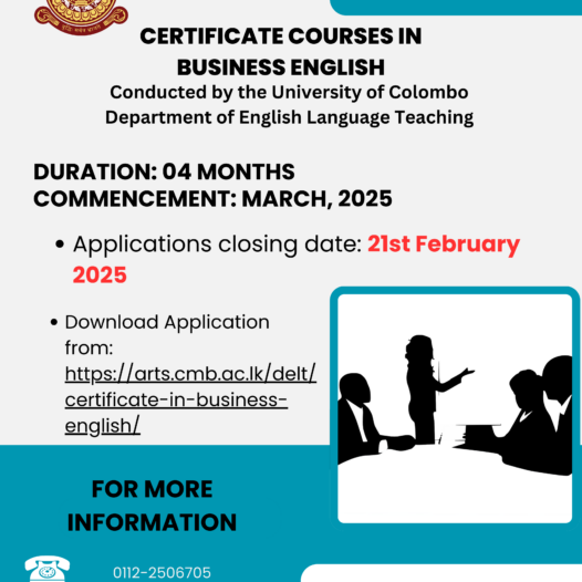 Certificate Courses in Business English 2025