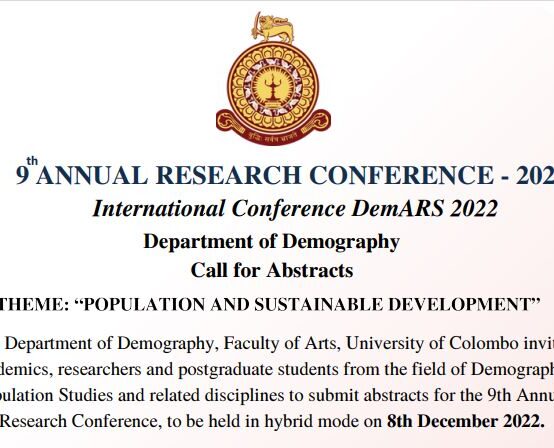 9th Annual Research Conference – DemARS 2022