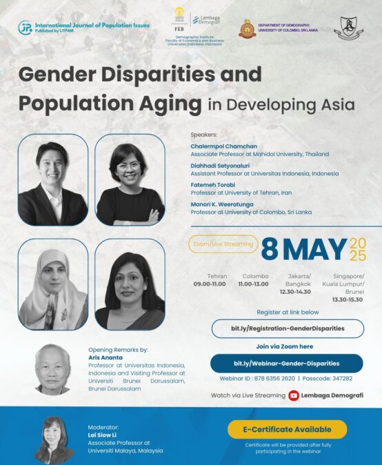 Webinar on Gender disparities and population aging in developing Asia