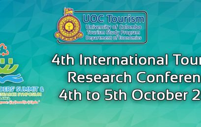 Tourism Leaders’ Summit (TLS) and International Tourism Research Conference (ITRC) – 4th & 5th Oct.