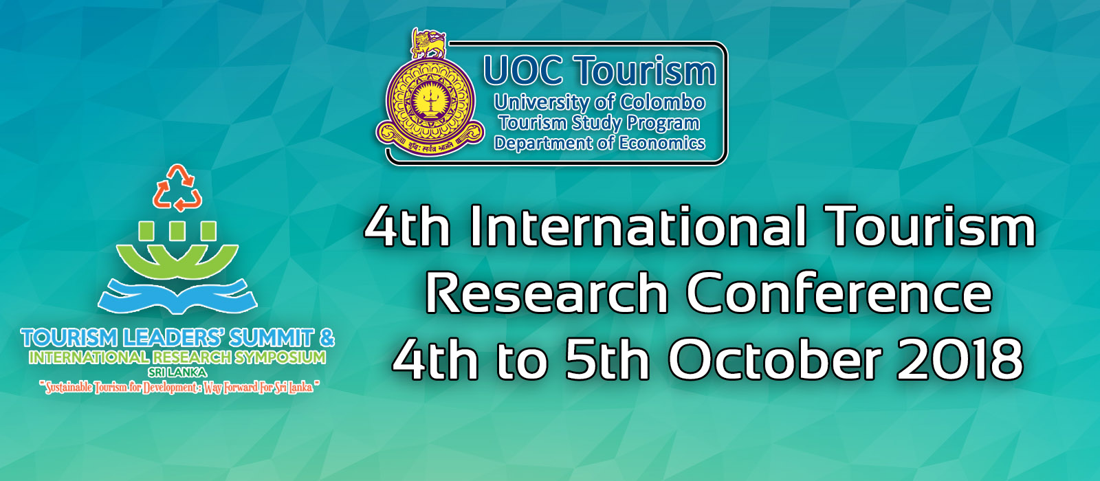 Tourism Leaders’ Summit (TLS) and International Tourism Research Conference (ITRC) – 4th & 5th Oct.