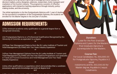 Master in Tourism Economics & Hotel Management Program 2025