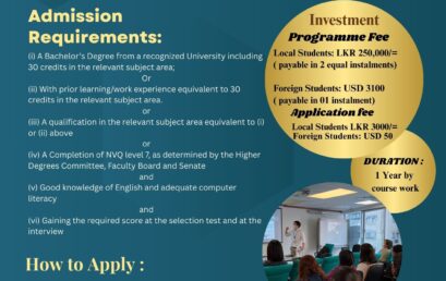 Master of Financial Economics – 2026