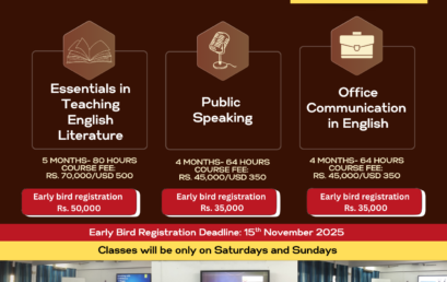 Certificate courses in English