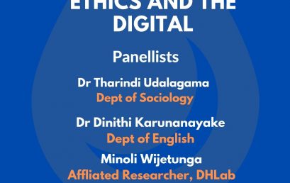 Ethics and the Digital – Postgraduate Seminar 2 – 05th Dec.