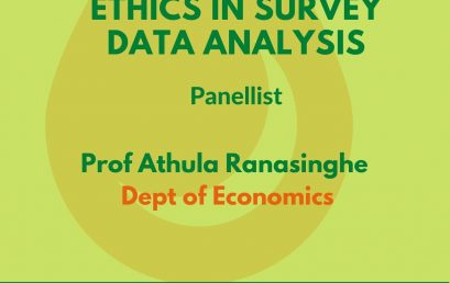 Research Ethics in Surveys – Postgraduate Seminar 4 – 14th March