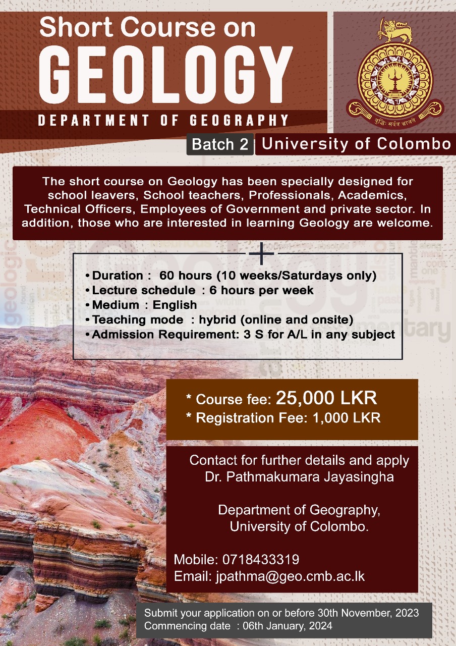 Short Course on Geology