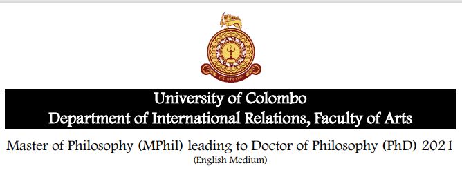 MPhil /PhD Programme 2021 (Extended deadline 30th Nov. 2020)