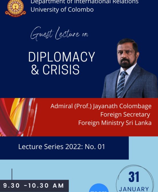 Guest Lecture on Diplomacy and Crisis