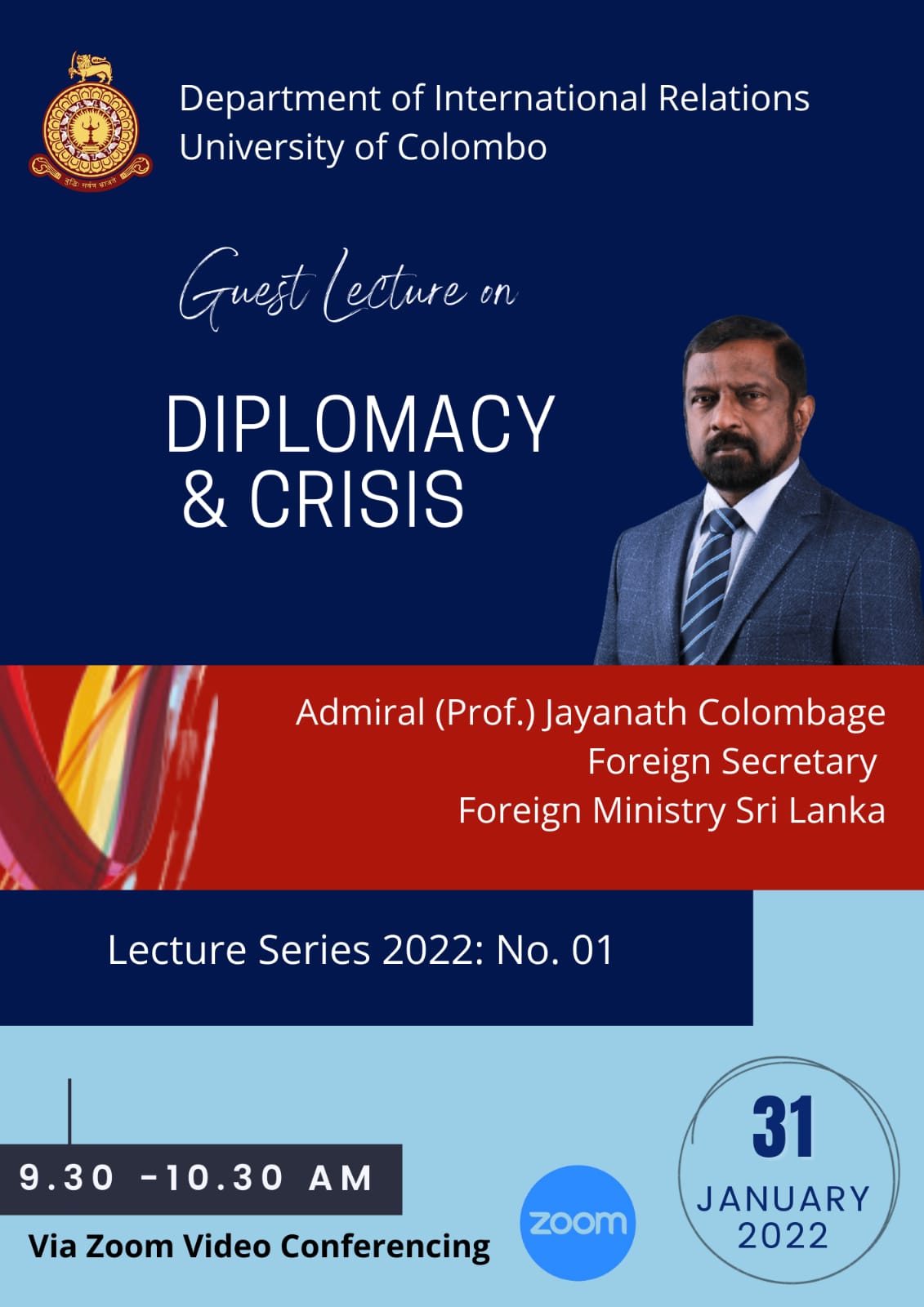 Guest Lecture on Diplomacy and Crisis