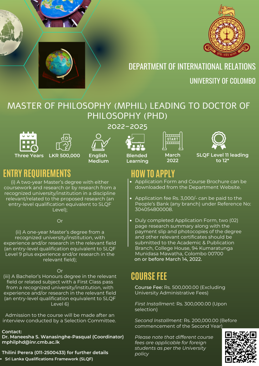 scope of phd in international relations