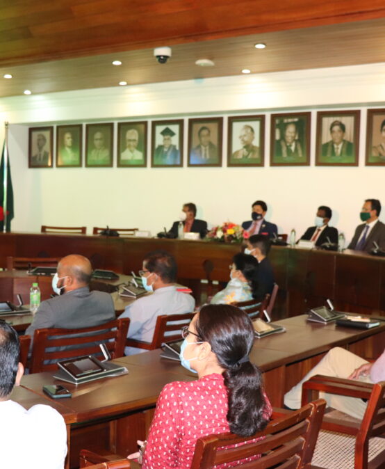 Guest Lecture by the Honorable Foreign Minister of Bangladesh His Excellency Dr. A. K Abdul Momen Visited the DoIR