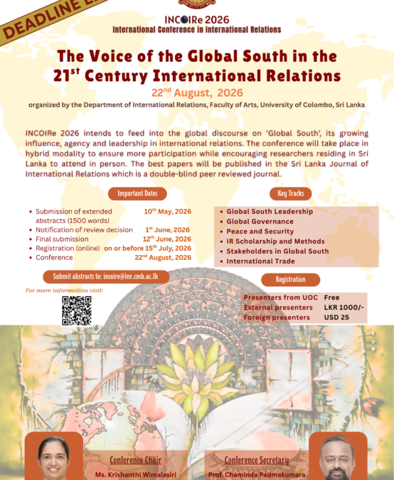 International Conference in International Relations – 2026