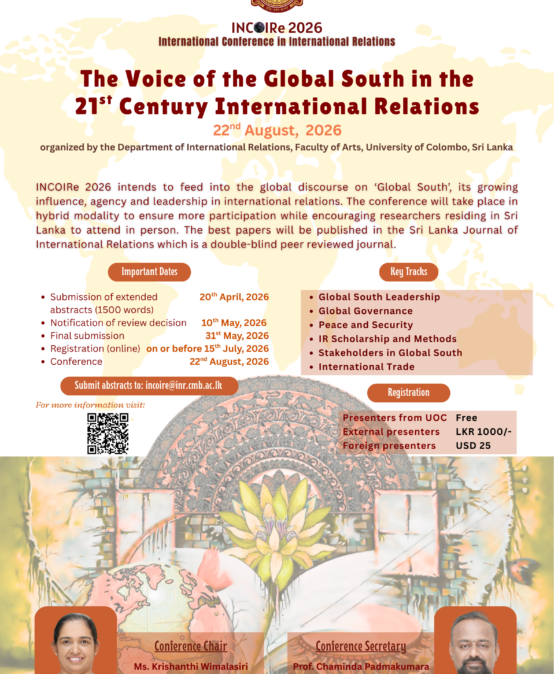 International Conference in International Relations – 2026