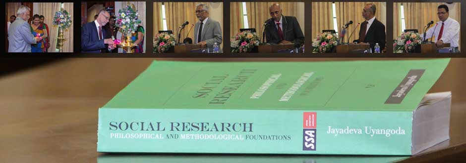 The felicitation of Professor Jayadeva Uyangoda followed by a panel discussion on his latest publication “Social Research: Philosophical and Methodological Foundations”