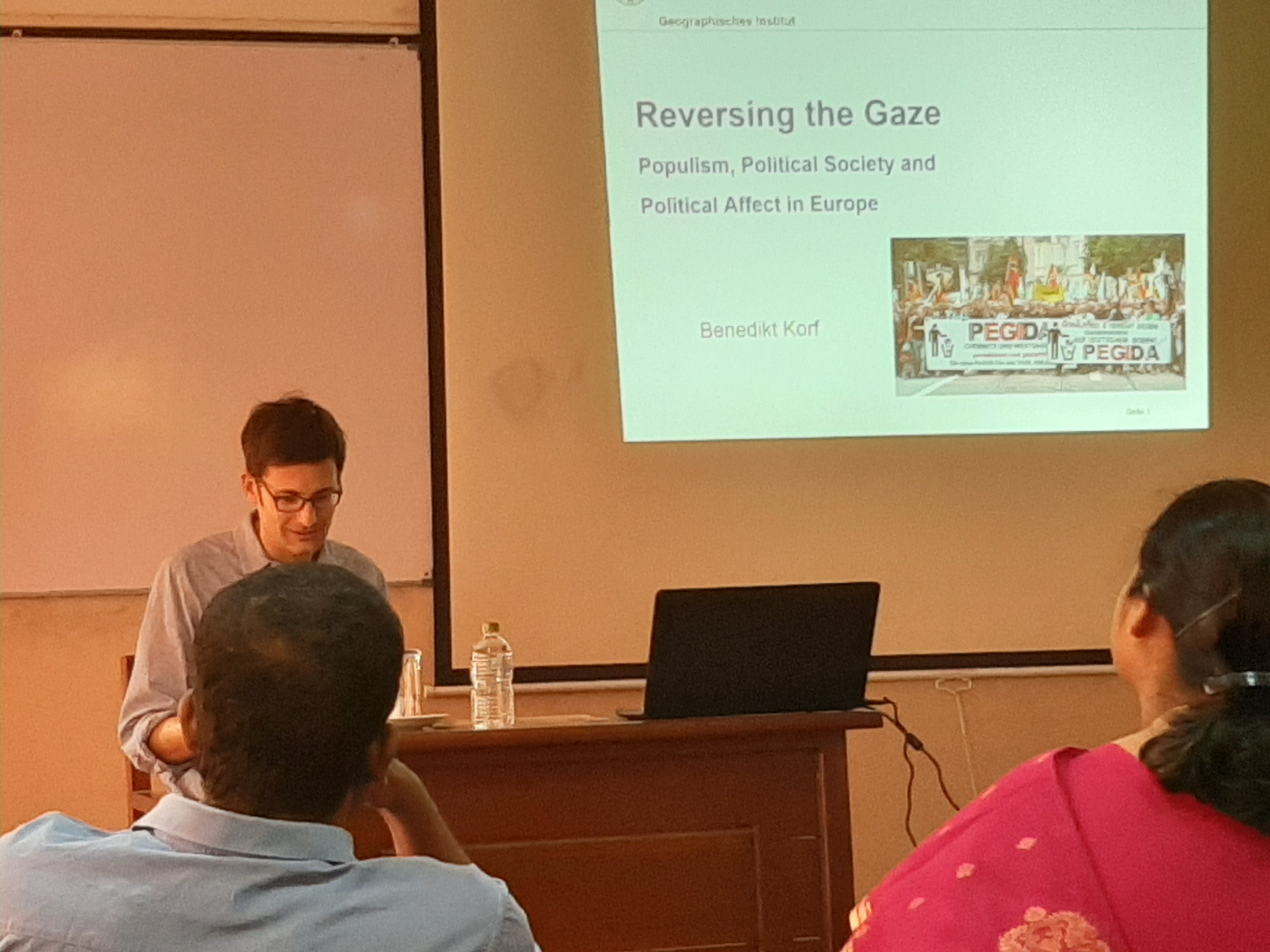 Guest Lecture on “Reversing the Gaze: Populism, Political Society and Political Affect in Europe and South Asia”- 29th Jan.