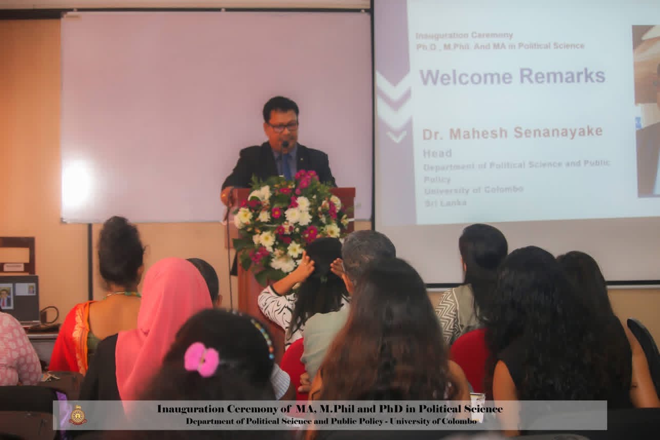 Inauguration Ceremony of MA, M.Phil, and PhD Programmes in Political Science