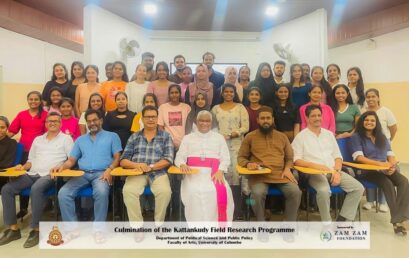 Culmination of the Kattankudy Field Research Programme