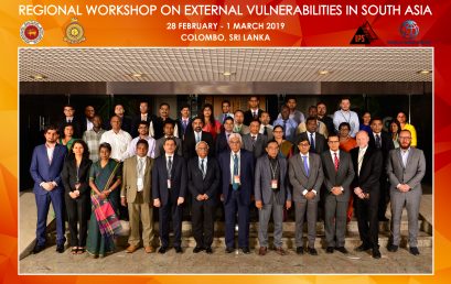 Regional Workshop on External Vulnerabilities in South Asia, 28th Feb – 1st March