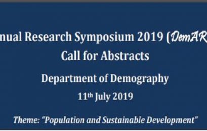 6th Annual Research Symposium 2019 – 11th July