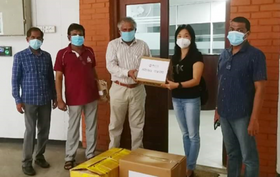 Confucius Institute, UoC donates Medical Masks and Thermometers – 11th May