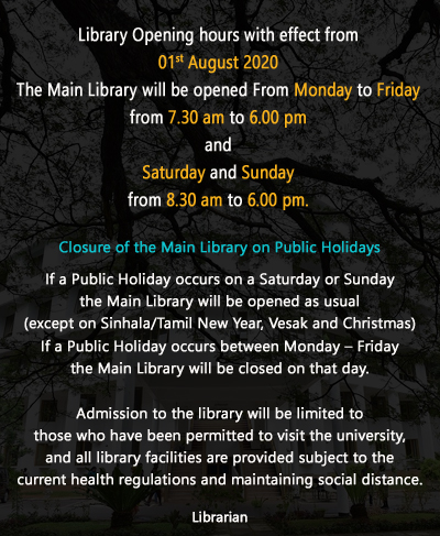 Library Opening Hours