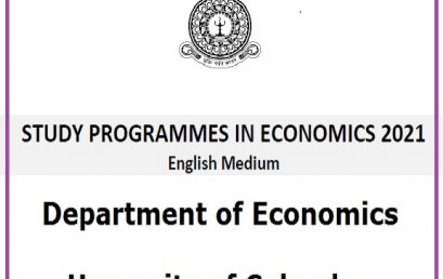Study Programmes in Economics – 2021