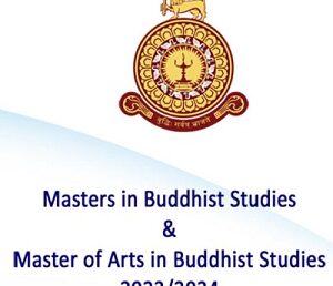 Master of Arts in Buddhist Studies & Masters in Buddhist Studies 2023 / 2024