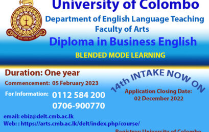Diploma in Business English (Blended Mode) 2023 – 14th Intake