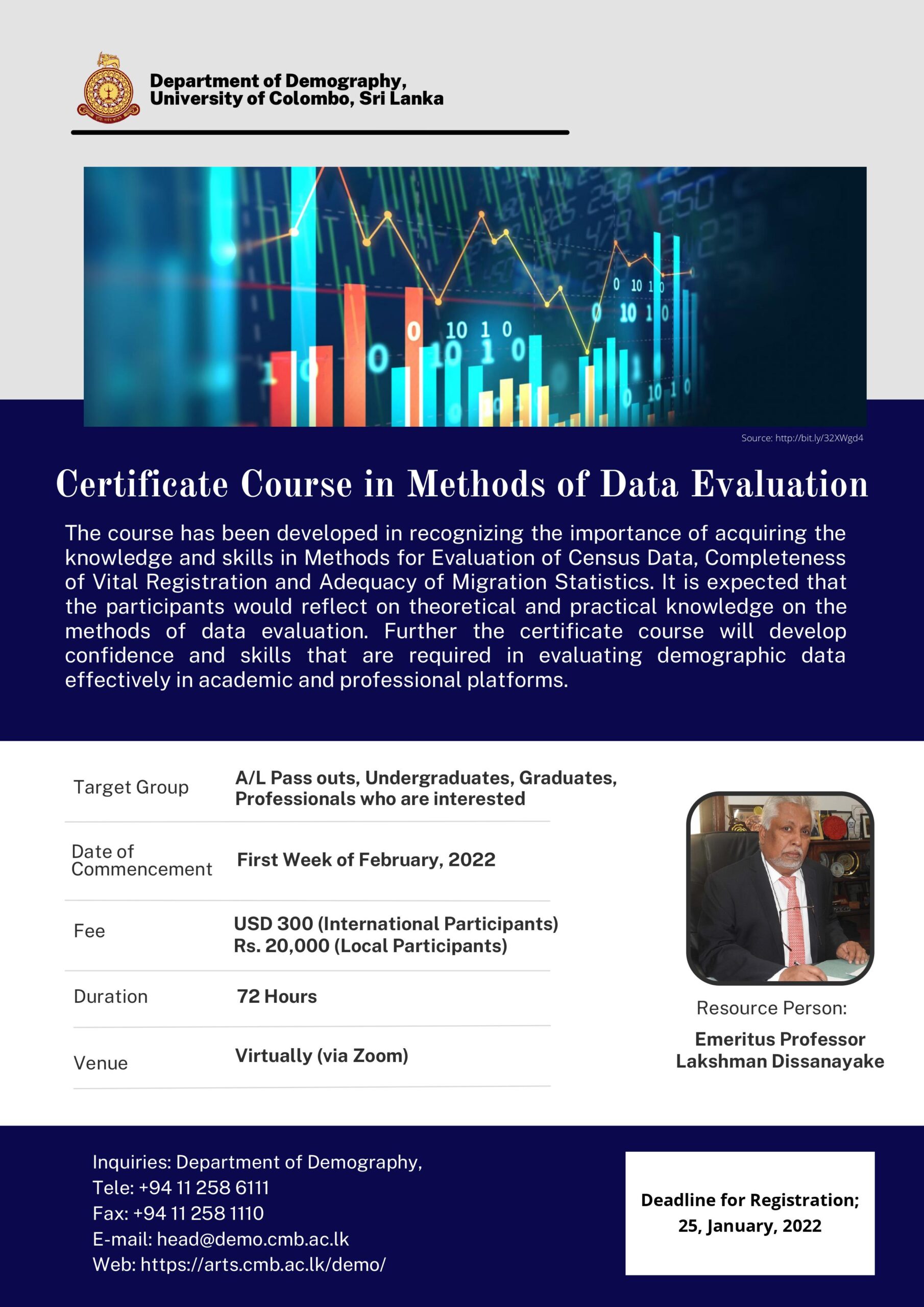 Certificate Course in Methods of Data Evaluation