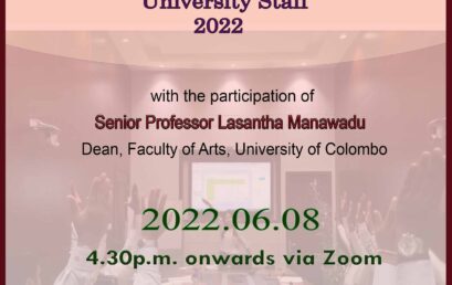 Inauguration Ceremony of Chinese Language Beginners Course for University Staff 2022 – 08th June