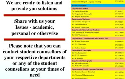 Student Counsellors 2023- FOA