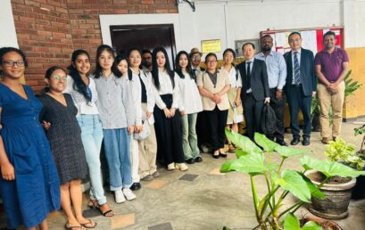 Delegates from Sichuan University, China visit the Department of IR