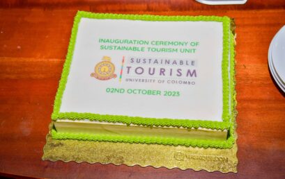 Inauguration – Sustainable Tourism Unit University of Colombo