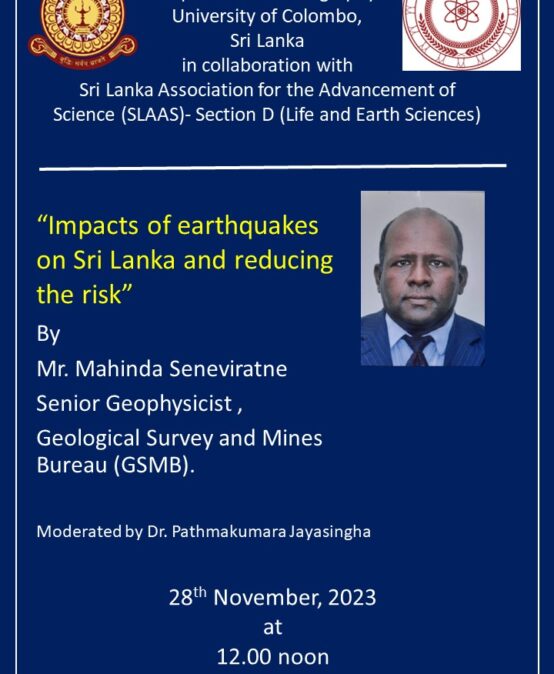 Guest Lecture November, 2023 organized by the department of Geography
