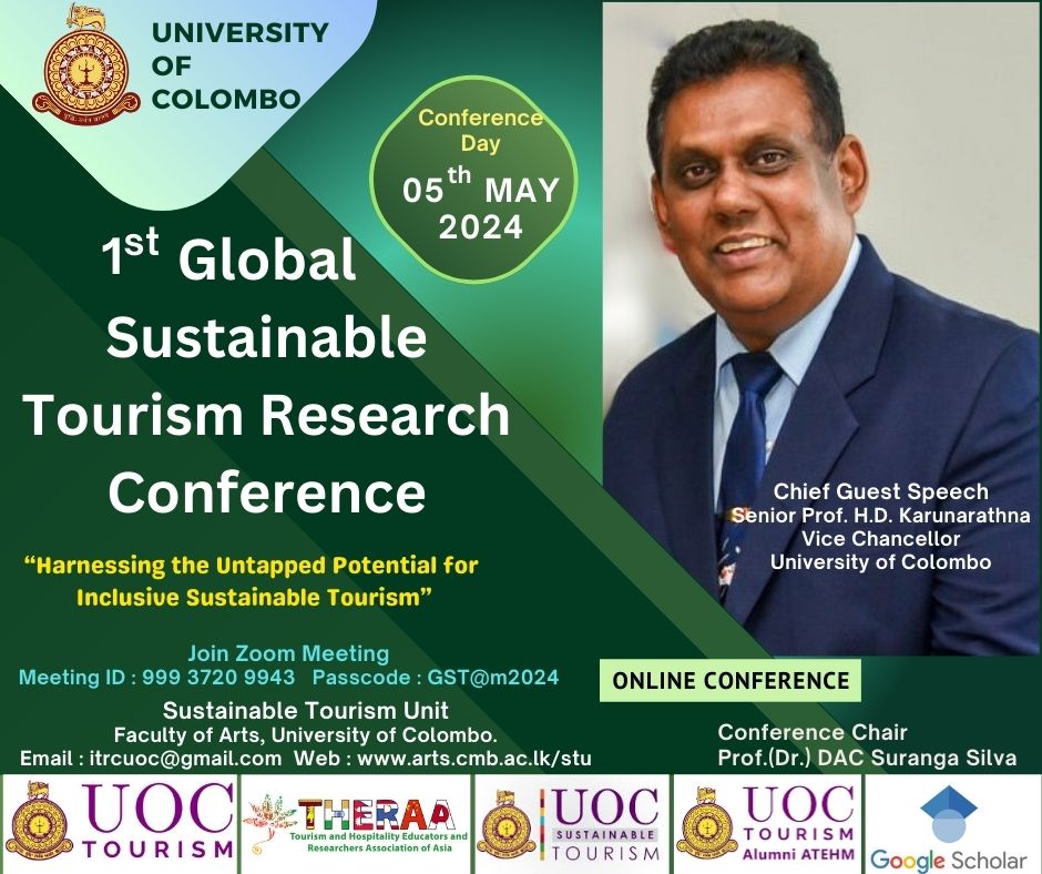 1st Global SustainableTourism Research Conference – 2024