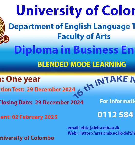 Diploma in Business English Course – 16th Intake