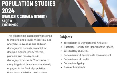 Study Programmes | Postgraduate Diploma in Population Studies (PgDPS) – 2024