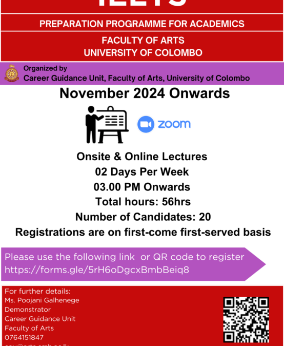 IELTS Preparation Programme for Academics of Faculty of Arts