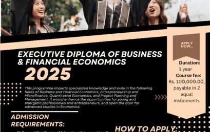 Executive Diploma of Business & Financial Economics 2025