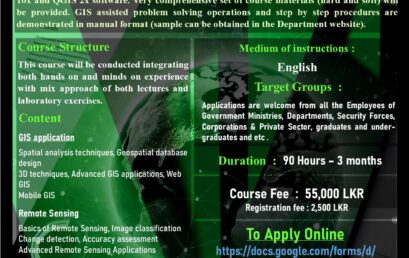 Advanced Certificate Course in GIS and RS