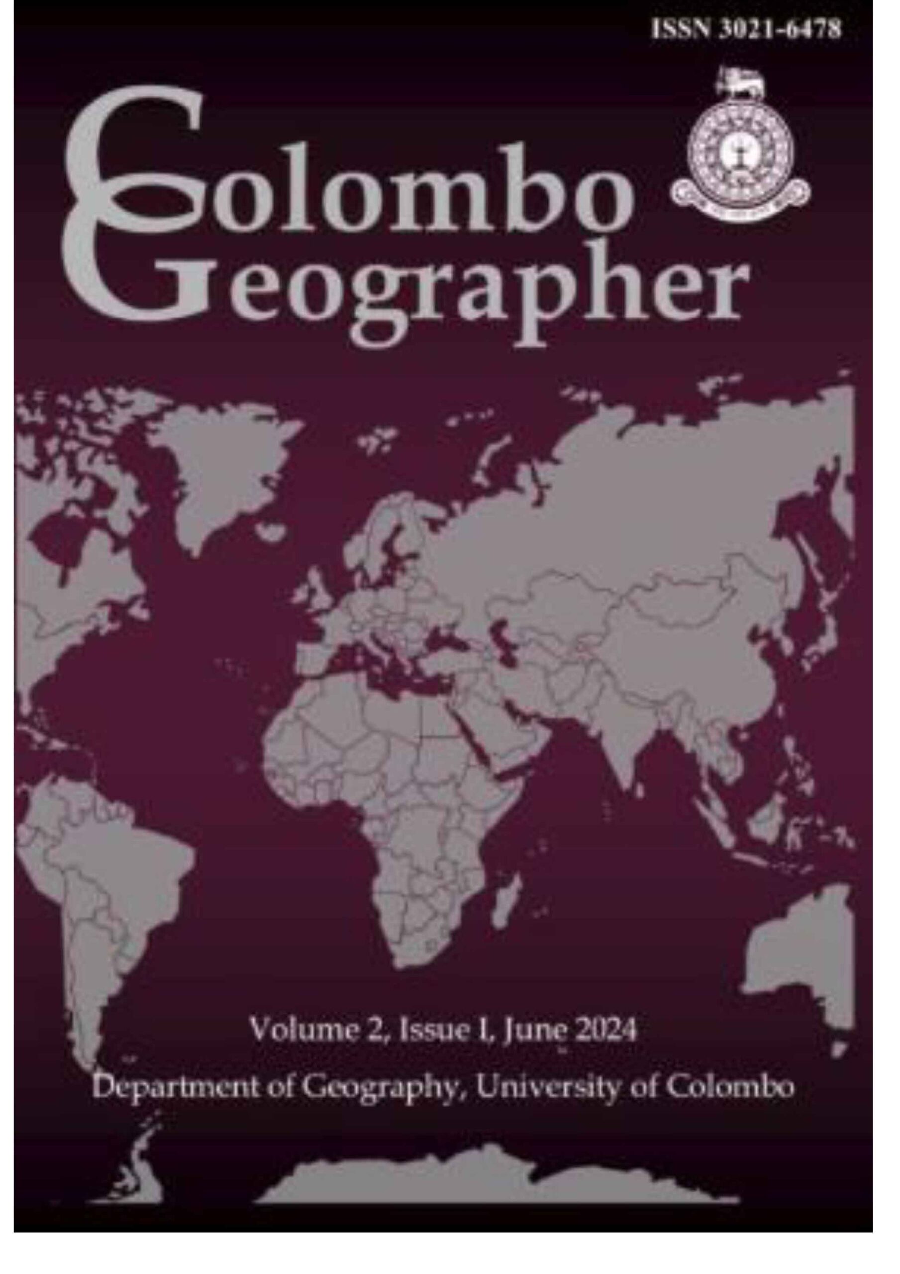 Journal of Colombo Geographer