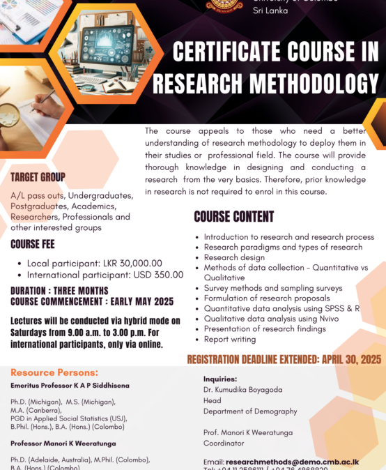 Certificate Course in Research Methodology – 2025