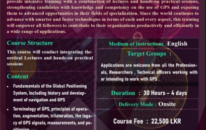 3rd Certificate Course in GPS