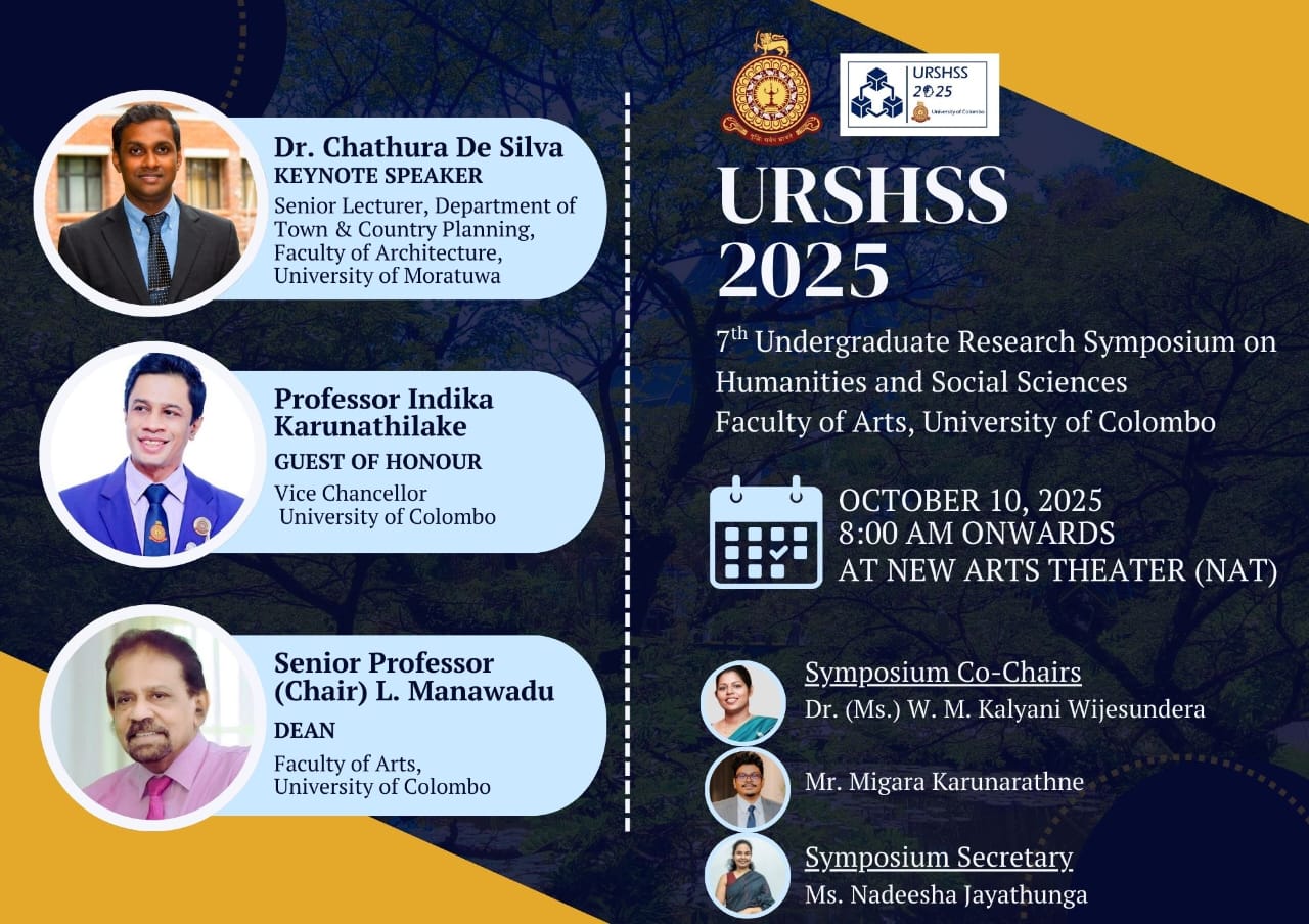 URSHSS 2025 – 7th Undergraduate Research Symposium on Humanities and Social Sciences