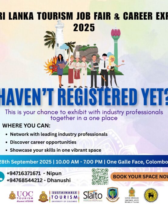 Sri Lanka Tourism Job Fair and Career Expo – 2025