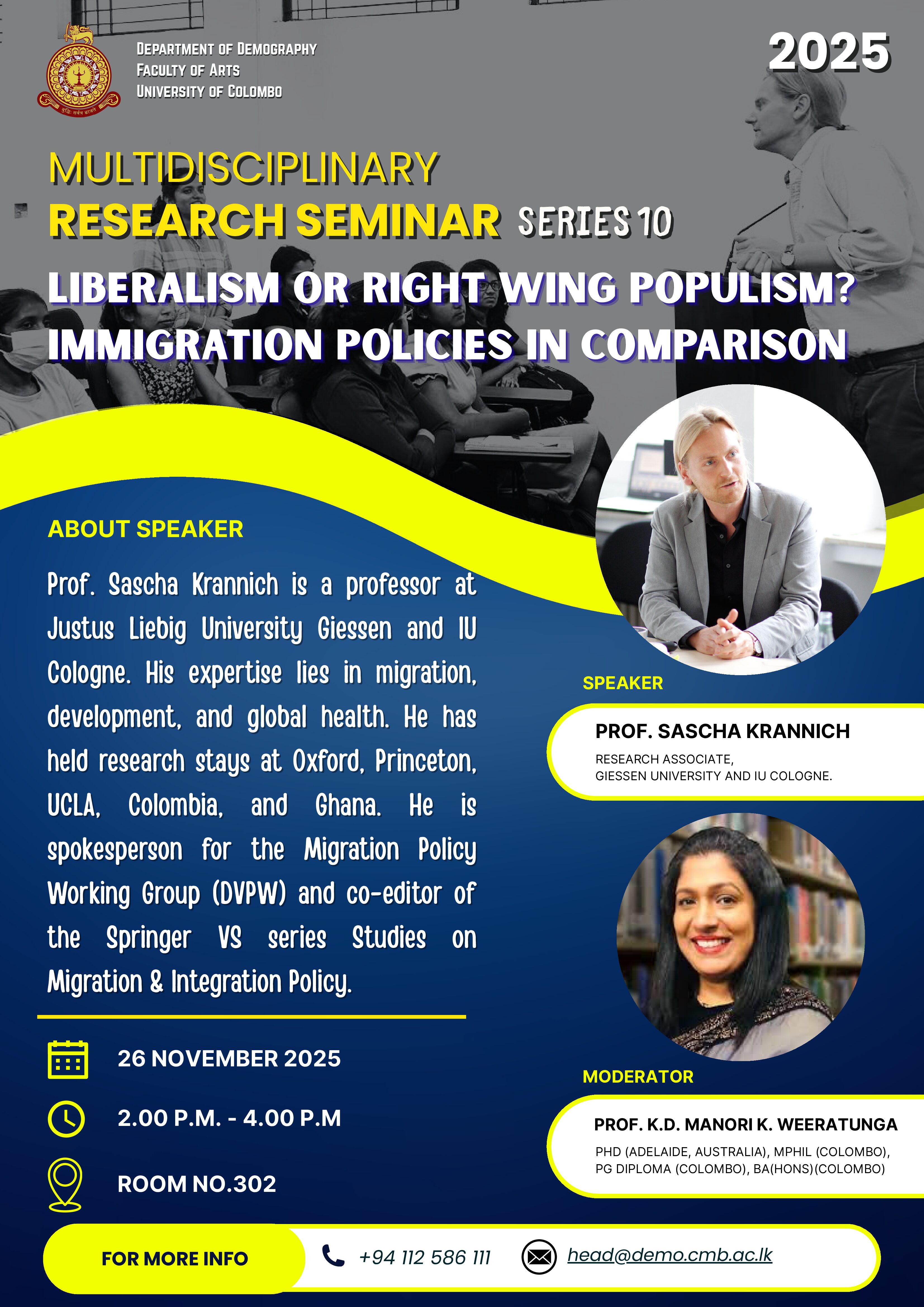 Multidisciplinary Research Seminar Series 10